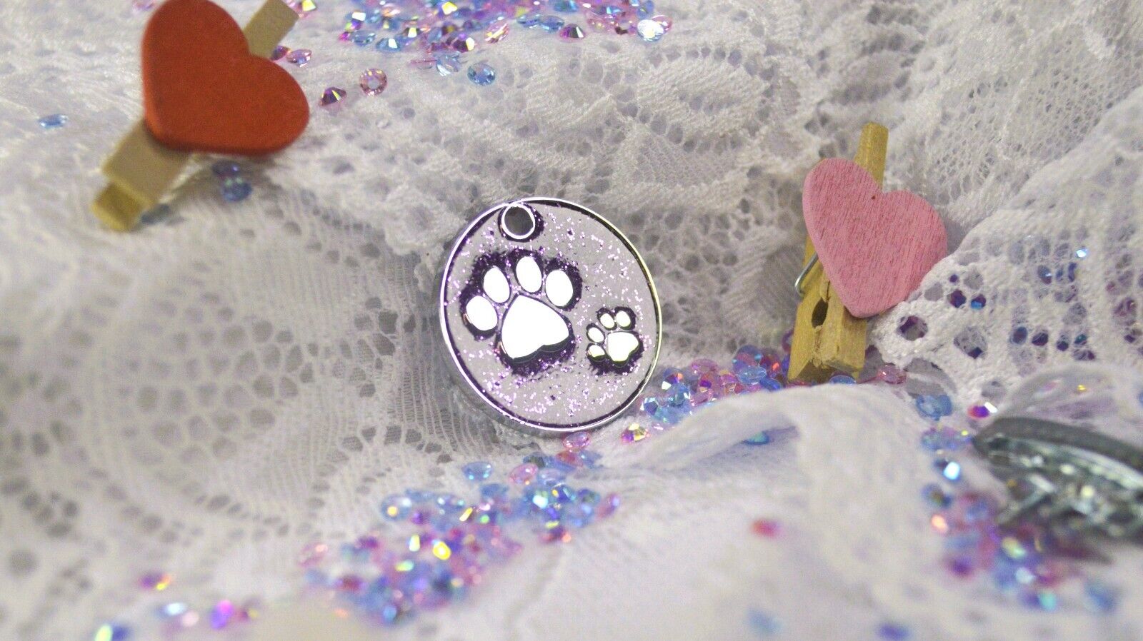 BORDER COLLIE TAG Dog Pet Personalised Your Own Photo Round