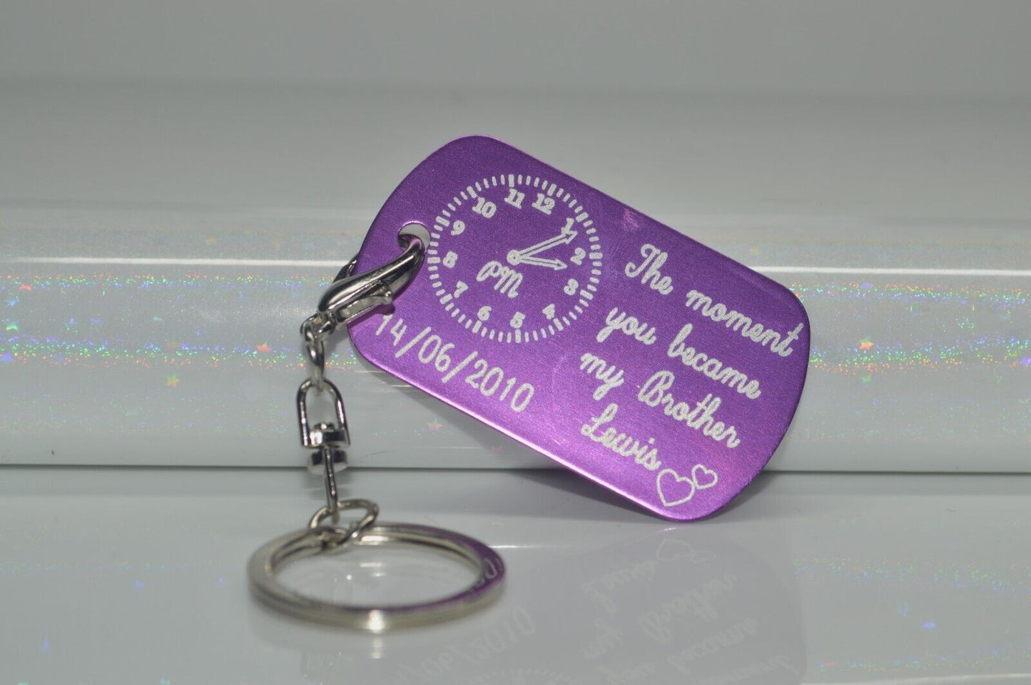 The moment you became my SISTER keychain and wallet card options FREE POSTAGE