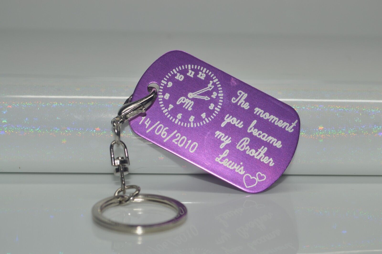 The moment you became my SISTER keychain and wallet card options FREE POSTAGE