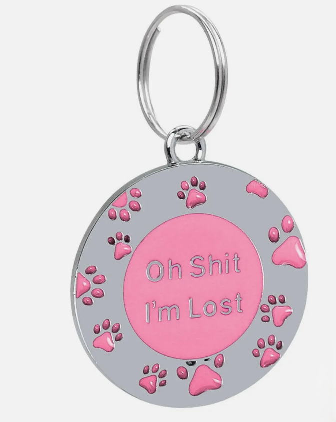 Engraved Dog Tag Personalised ID Tags Name Disc Pet Cat Tags Animal Cat Collar