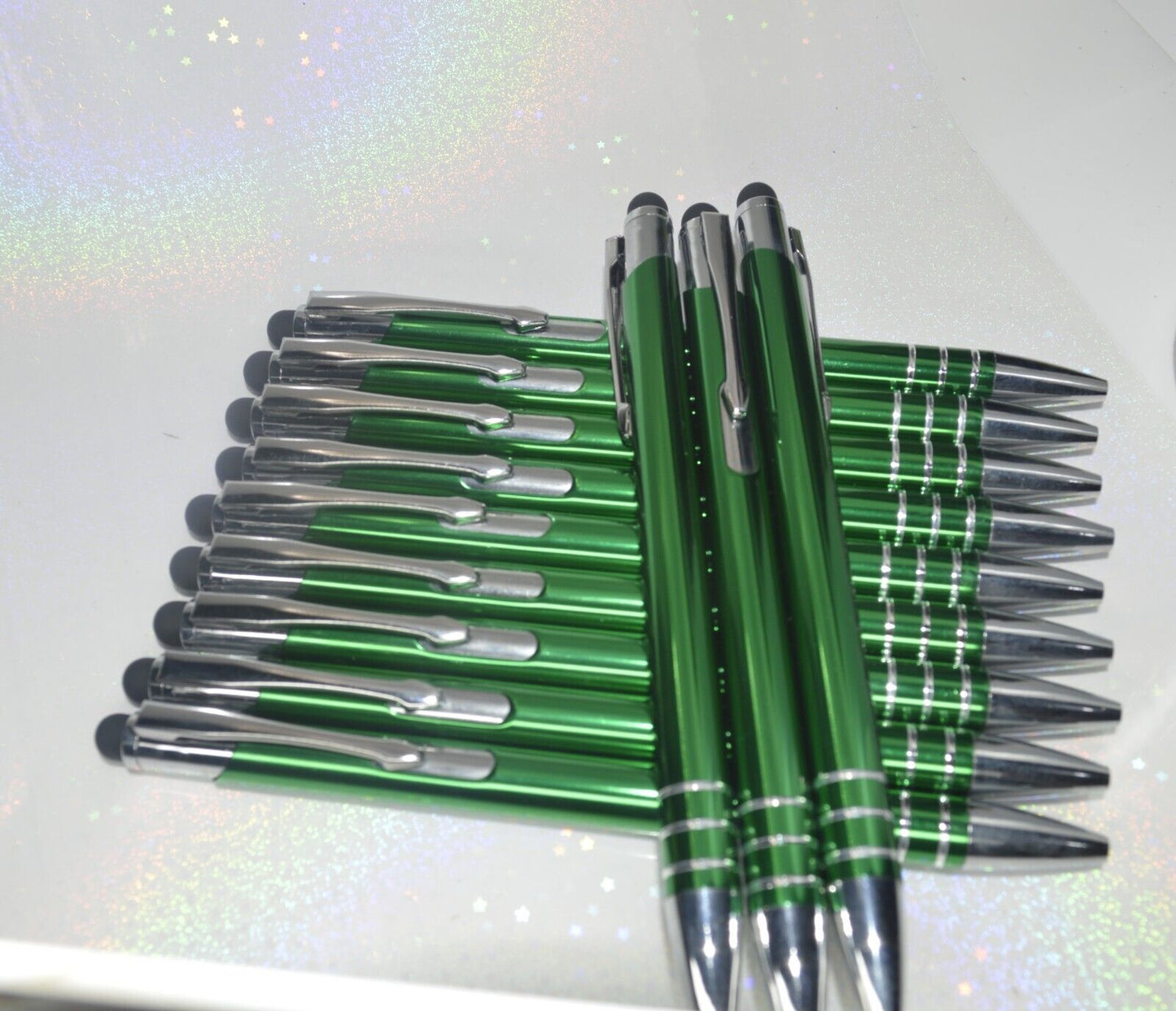 Personalised Pens, back to school, office, business Laser Engraved UK stock x10