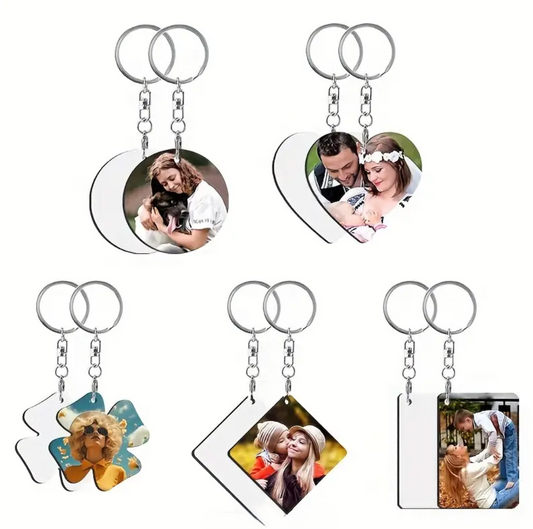 Custom Keyring Wedding Birthday Baby Metal Personalised UK stock