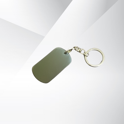 TOY POODLE Cat Tag Pet Personalised Your Own Photo Military Style Tag