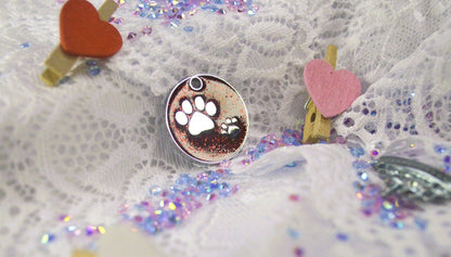 BORDER COLLIE TAG Dog Pet Personalised Your Own Photo Round