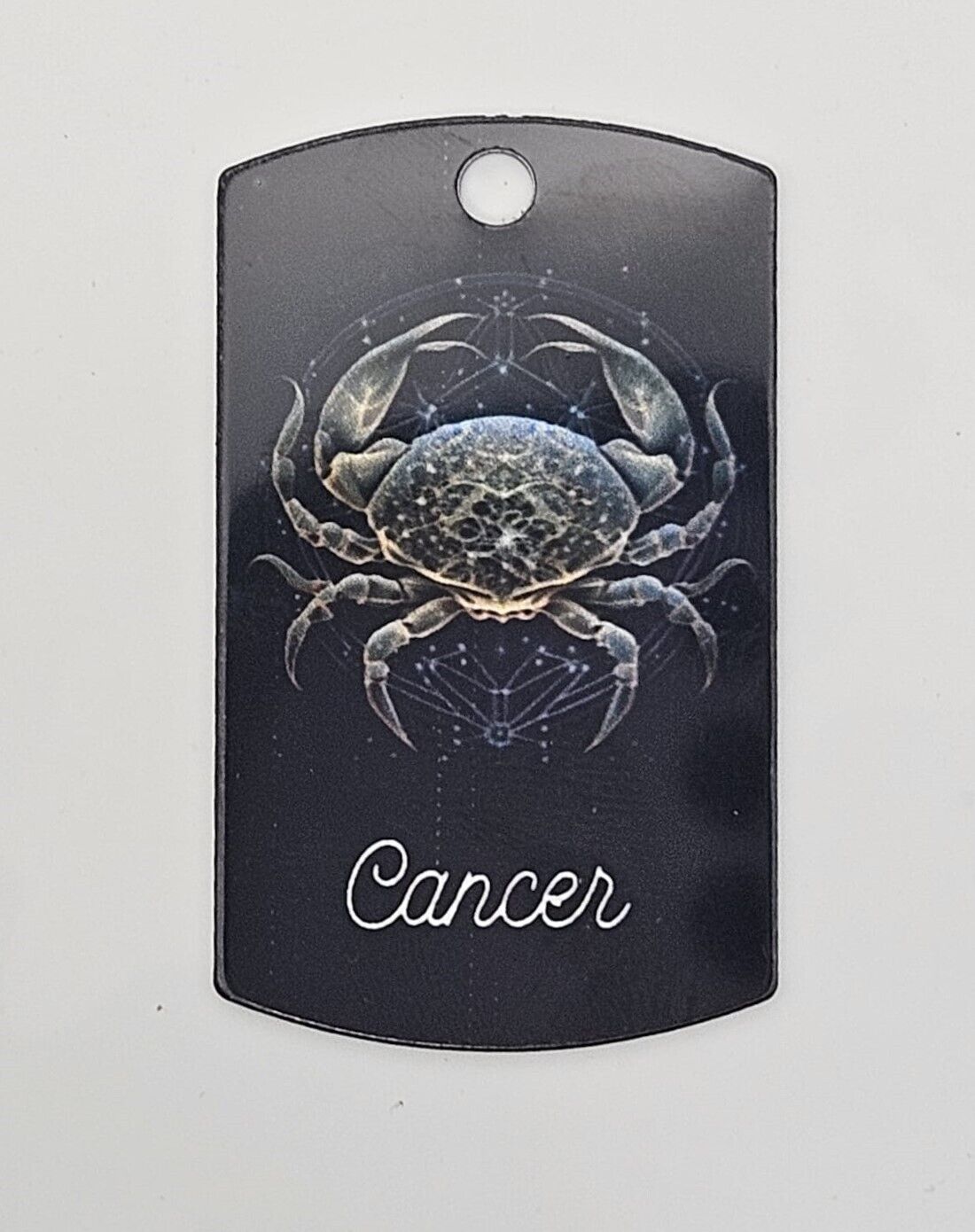 Zodiac Horoscope Star Sign Colour Quality Metal Key Chain Rings or cards