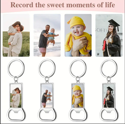 Custom BOTTLE OPENER wedding birthday new baby sublimated your image