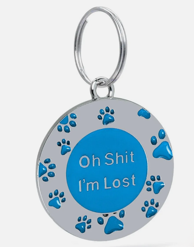 Engraved Dog Tag Personalised ID Tags Name Disc Pet Cat Tags Animal Cat Collar