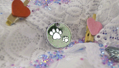 ST. BERNARD TAG Dog Pet Personalised Your Own Photo Round