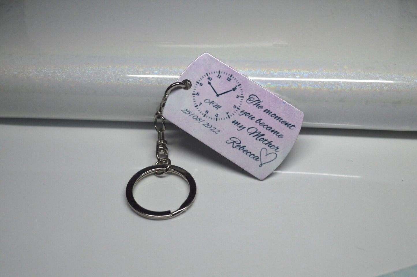 The moment you became my GRANDMA keychain and wallet card options FREE POSTAGE