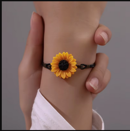 Sunflower Bracelet Sunflower Jewellery Sunflower Gift Jewellery For Women