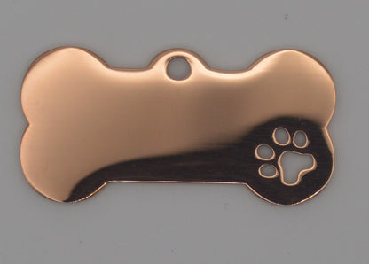 SPYHNX Cat Tag Pet Personalised Your Own Photo bone style tag